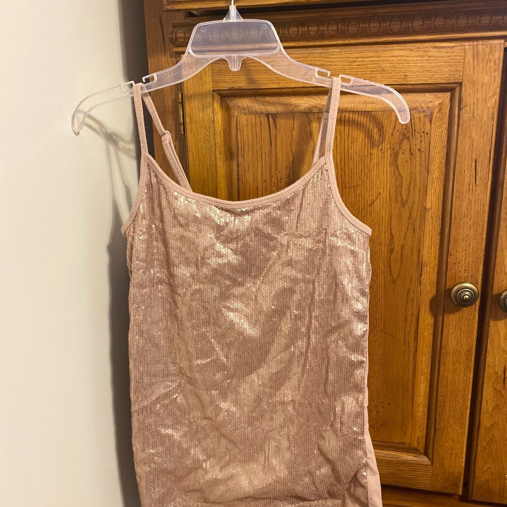 Torrid pink sequin tank top
